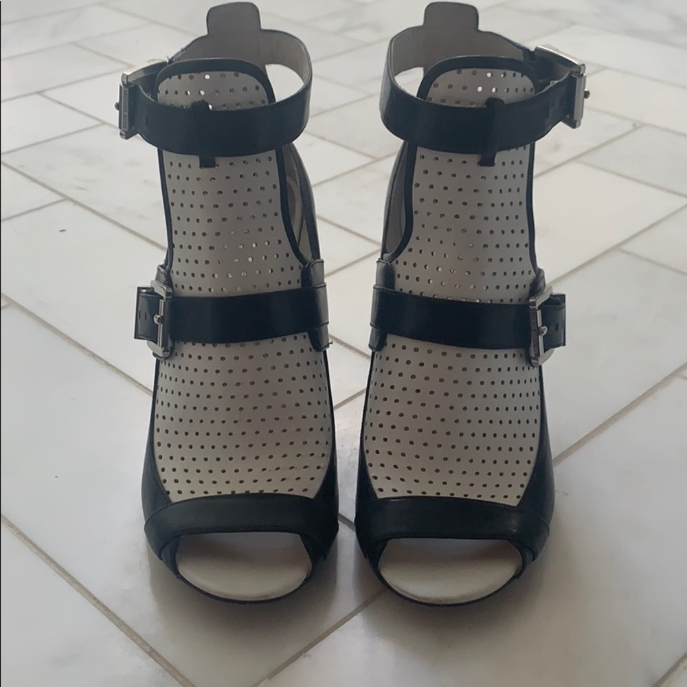 Black and White Michael Kors Booties